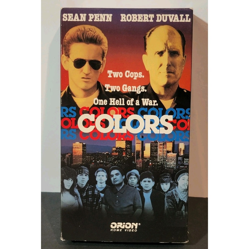 Colors VHS Tape 1994 Robert Duvall, Sean Penn Orion Home Video Tested - Picture 2 of 4